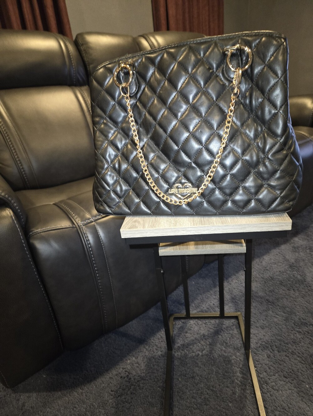 Love Moschino Leather Quilted Purse